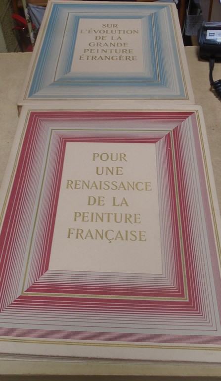Livres x 2 sur la peinture française et étrangère