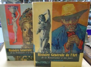 Livres Histoire générale de l'art en 2 volumes chez Flammarion