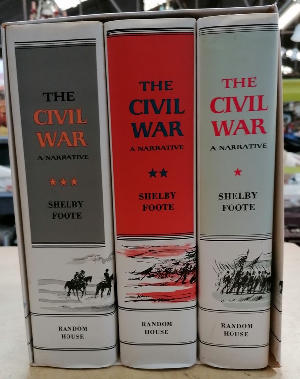 Livres x 3 "The Civil War" by Shelby Foote