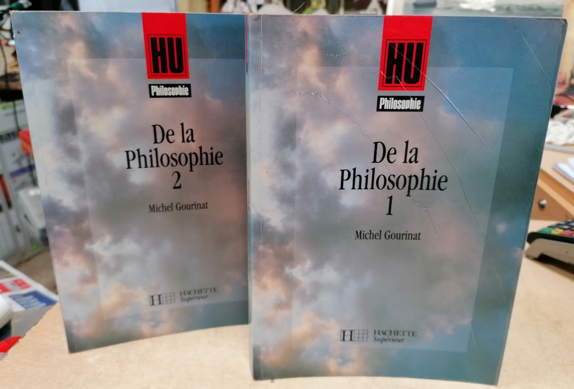 Livres "De la Philosophie" Tomes 1 & 2 par Michel Gourinat chez Hachette Supérieur