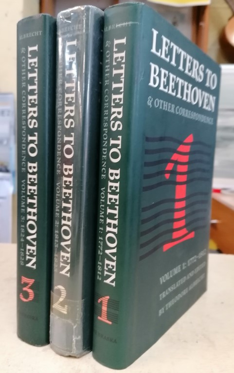 Livres Letters to Beethoven by Théodore Albrecht en 3 volumes