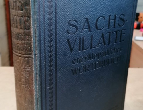 SACHS-VILLATTE Dictionnaire encyclopédique français-allemand de 1917